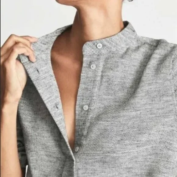 REISS Alber Longline Shirt – Size US 6 - Picture 5 of 8